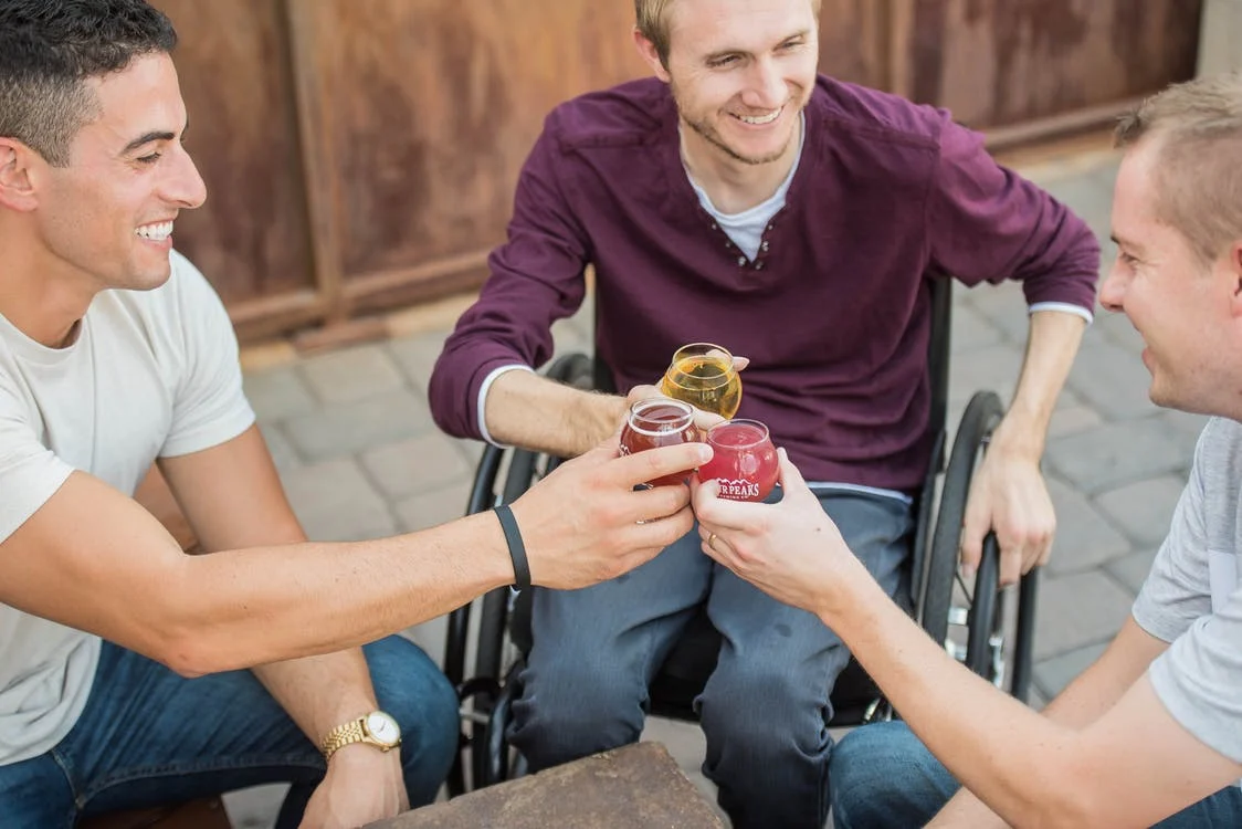 Men having drinks